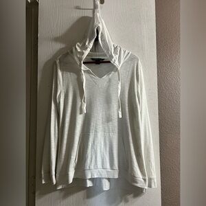 Free Fly Hoodie Bamboo Slub Pullover Lightweight Kangaroo Pocket Women Sz Small